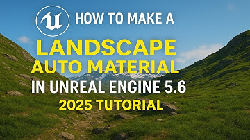 How to Make a Landscape Auto Material in Unreal Engine 5.6 (2025 Tutorial)
