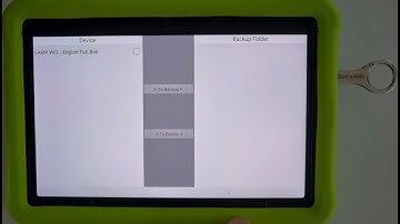 Backing up a vocabulary file via USB - Chat
