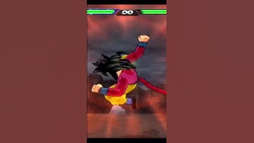 SSJ3 Goku VS SSJ4 Goku Dragon Fist Final Attack #dbzbt3