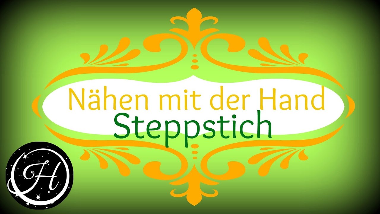 DIY Nähen mit der Hand Steppstich Mrs. Hammersmith YouTube
