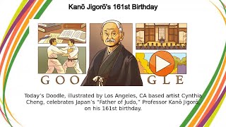 Kanō Jigorō | Kanō Jigorō's 161st Birthday