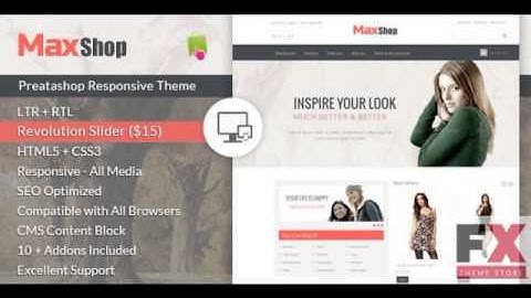 Preview Maxshop - Prestashop Responsive Theme TForest