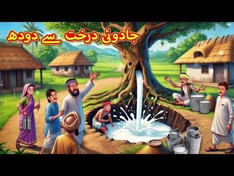 جادوئی درخت سے دودھ | New Urdu Stories | اردو میں کہانی | Stories in Urdu | Koo Koo Tv Urdu