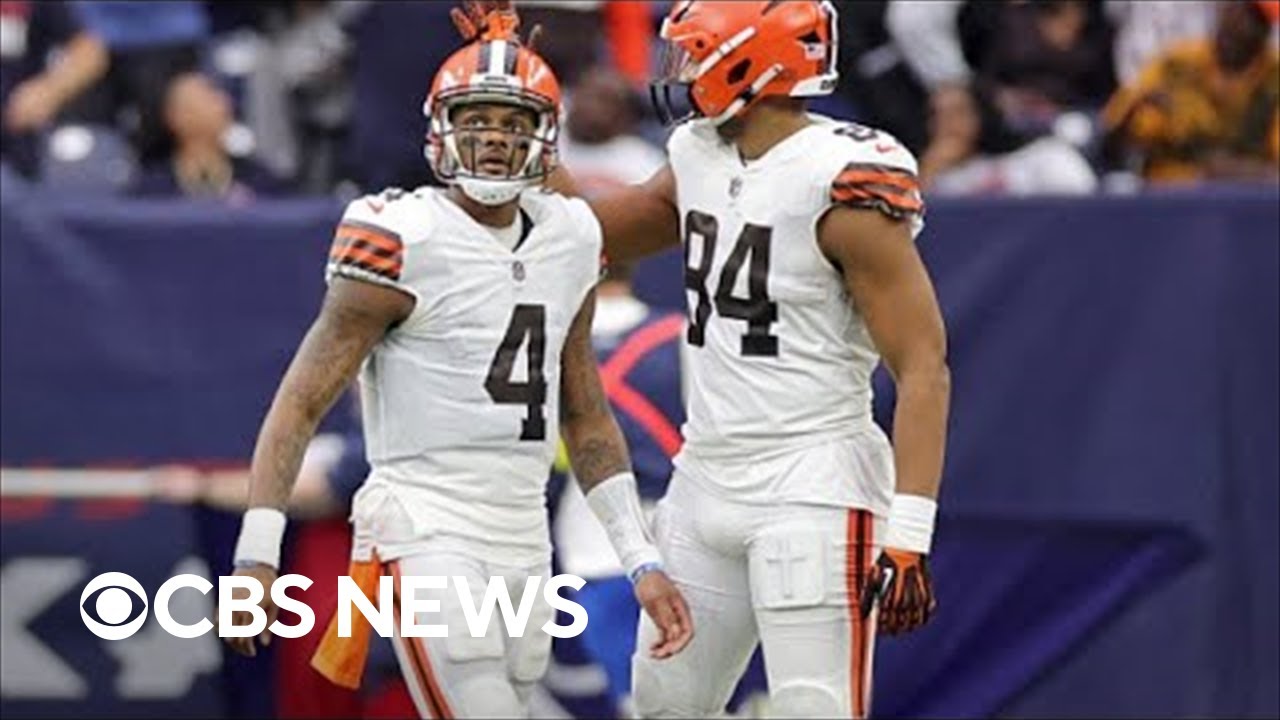 Cleveland Browns quarterback Deshaun Watson struggles in return after 11-game suspension