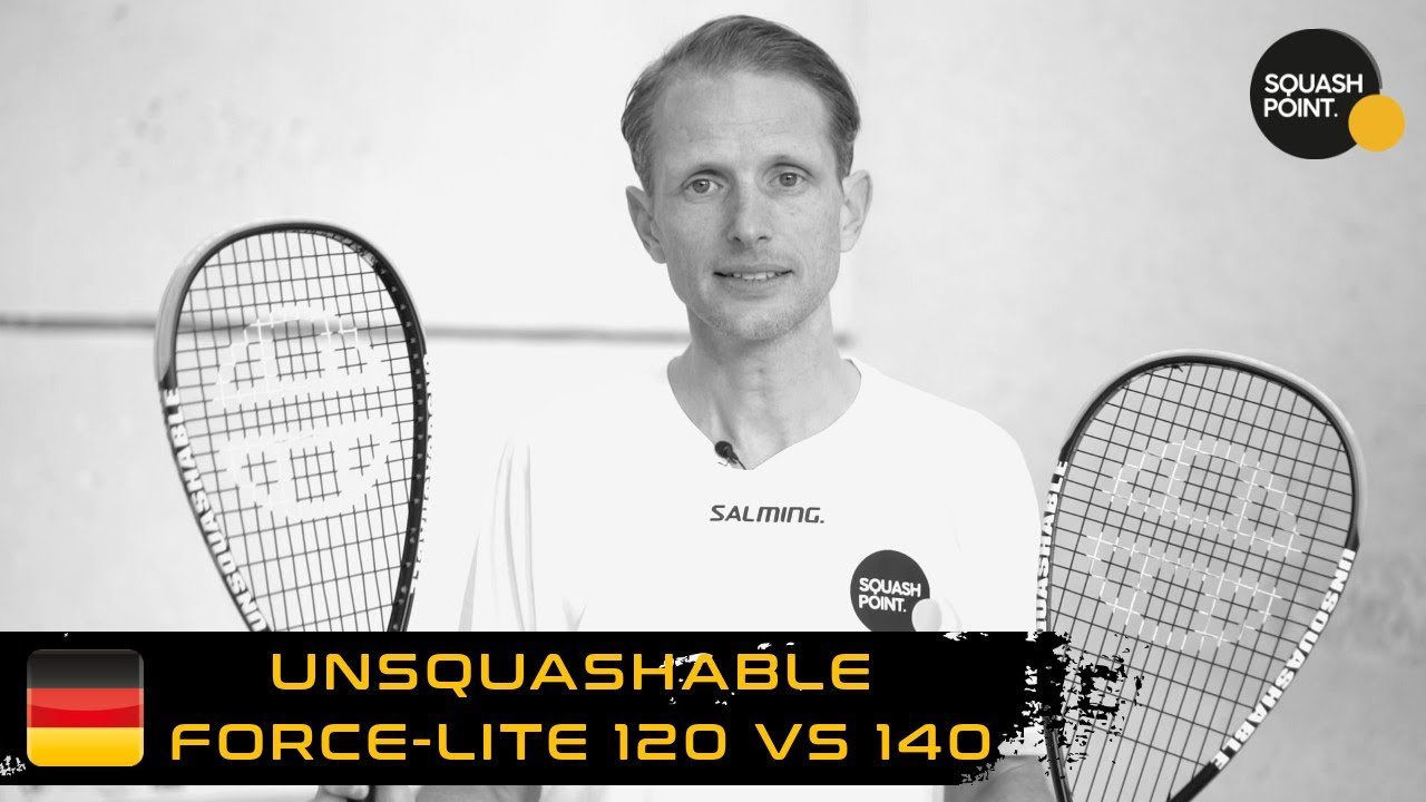 Schlägertest UNSQUASHABLE Force Lite 120 vs UNSQUASHABLE Force Lite 140