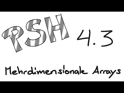 [PSH] Mehrdimensionale Arrays