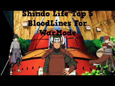 Top 5 Bloodline for Farming in WarMode | Shindo Life - YouTube