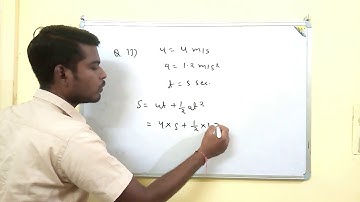 HCV || Chapter 3 || Rest and Motion : Kinematics || Q. 13) solution || (by Tameshwar Sahu)