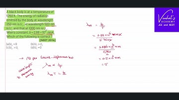 NEET 2016 Thermal Properties of matter Question Finding wavelength corresponds to maximum energy