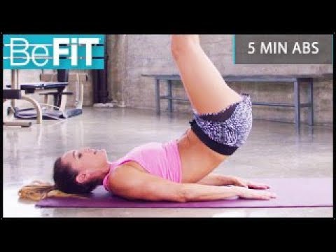5 Minute Ab Workout: BeFiT Trainer Open House- Tiffany Angulo