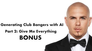 Generating Club Bangers with OpenAI Jukebox: Give Me Everything (BONUS)