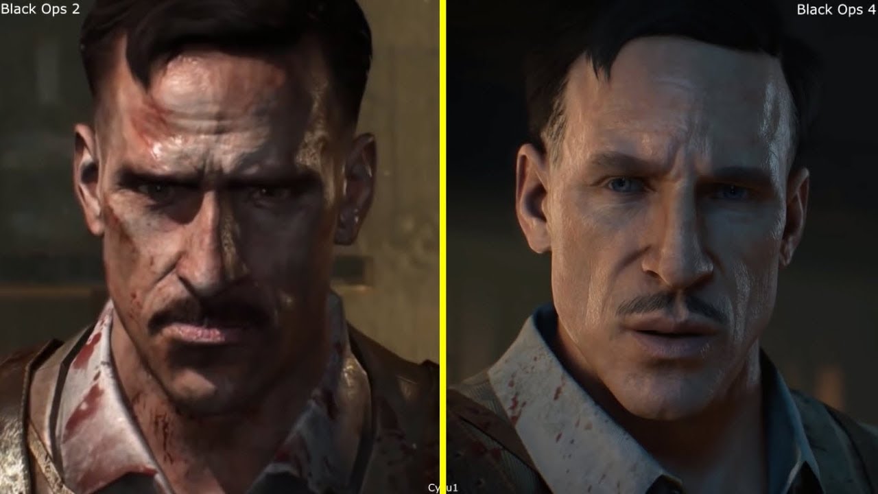 Call Of Duty Black Ops 4 Blood Of The Dead Vs Black Ops 2 Mob Of The Dead Character Comparison Youtube