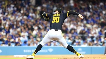 Paul Skenes Slow Motion Pitching Mechanics Throwing Motion Baseball