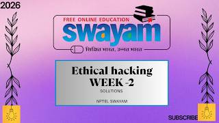 Ethical Hacking | WEEK 2 | NPTEL MCQ Solutions & Assignment Answers 2026