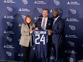 The titans introduce new head coach brian callahan new front office power structure