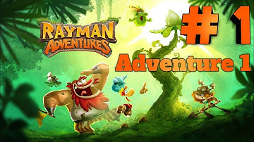Rayman Adventures Gameplay walkthrough Part 1 - Adventure 1 Complete