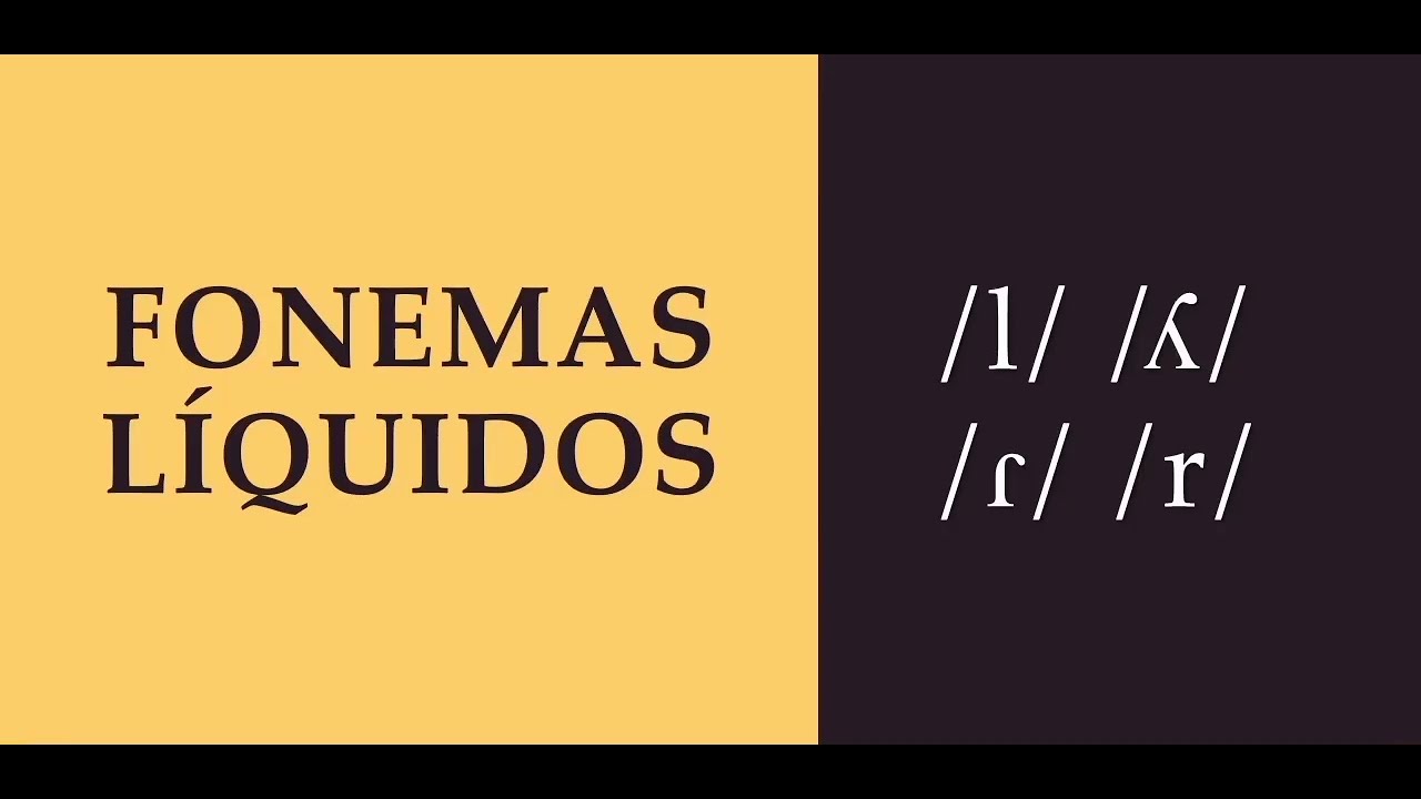 Fonemas líquidos del Español: /l/, /ʎ/, /ɾ/, /r/ - YouTube