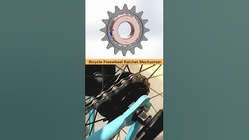 Bicycle Freewheel Mechanism - Ratchet Mechanism ✅ #cad #bicycle #trending #newdesign #learning #3d