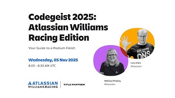 Codegeist 2025: Atlassian Williams Racing Edition