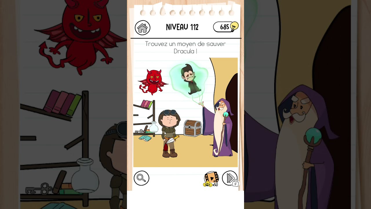 Brain test 3. Niveau 112. Level 112 solution