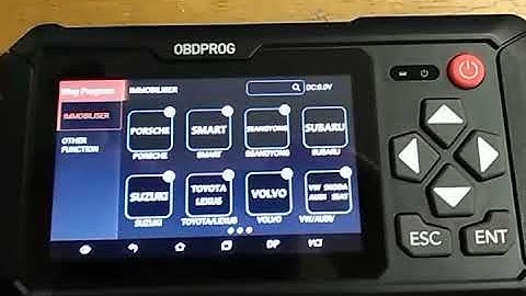 OBDPROG M501 Support for Volvo Cars