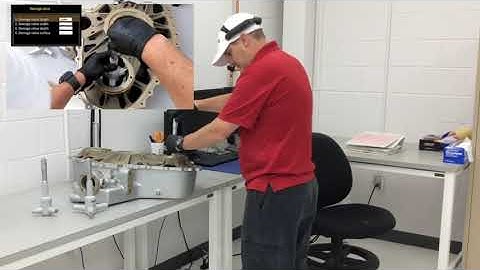 The use of Augmented reality in aviation - component repair.