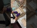 モザイクタイル（フローラ）紙貼りシート加工