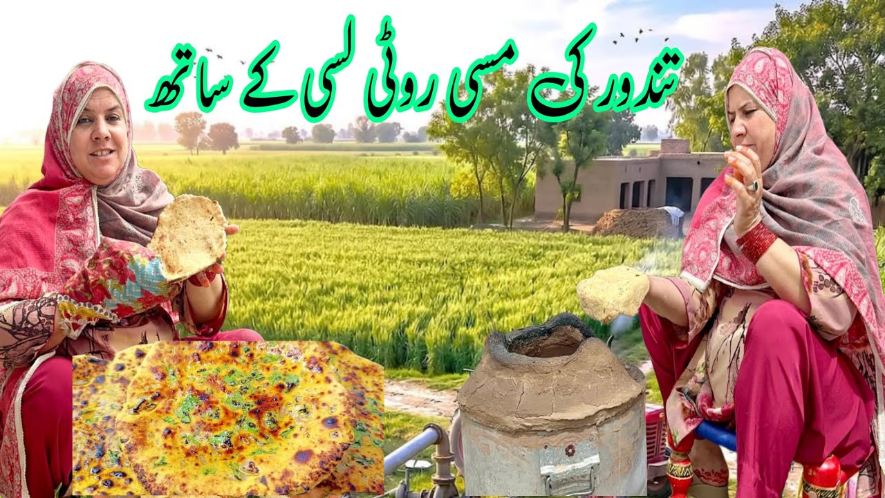 Tandoori Ki Missi Roti Recipe Punjabi Style 🥘 || Pathani Village Vlog ...