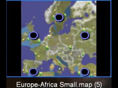 Command and Conquer Generals Zero Hour Online FFA on Map of Europe - 84