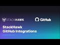 Stackhawk  github integrations