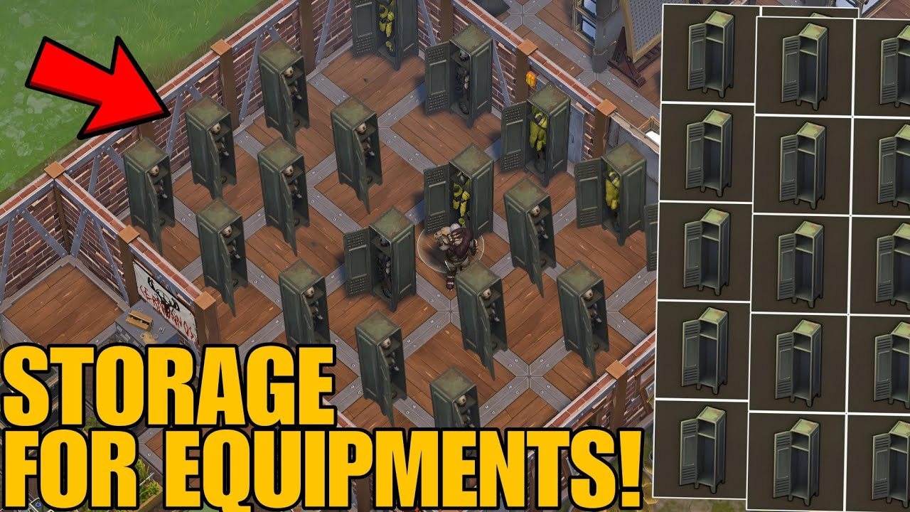 FINALLY I'VE GOT MORE STORAGE FOR EQUIPMENTS! (op storage!) - Last Day on Earth: Survival