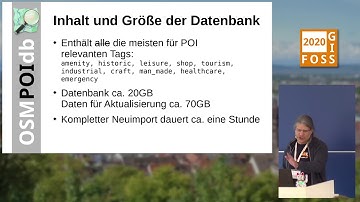 2020 - OSMPOIDB, eine kontinuierlich aktualisierte POI-Datenbank auf OpenStreetMap-Basis