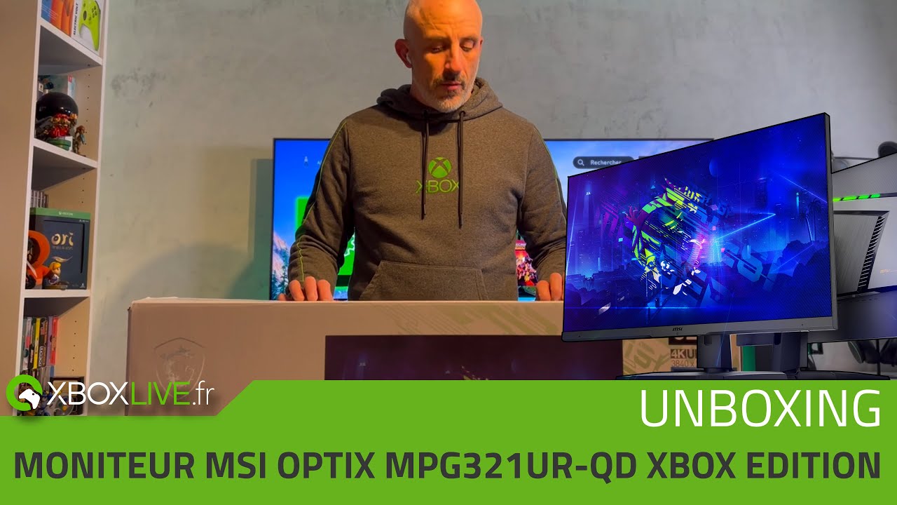 UNBOXING - Moniteur 32' MSI Optix MPG321UR-QD Xbox Edition 