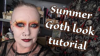 Summer Goth Eye Look Tutorial