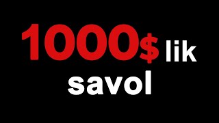 картинка: 1000$ лик савол