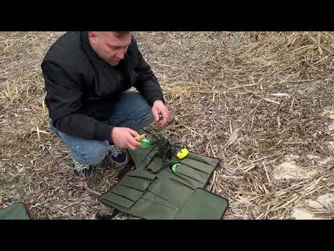 Чохол для 8 зимових вудок, відео 1