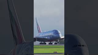 Emirates Skywards Special Livery Spray Landing