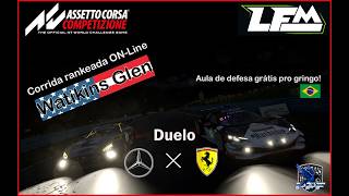 Corrida on-line rankeada Asseto Corsa Competizione - Watkins Glen - LFM