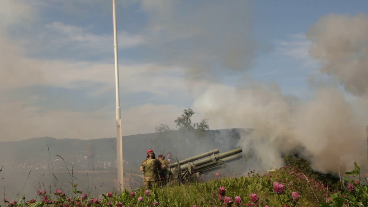 Kanonsalutt fra Kristiansten Festning
