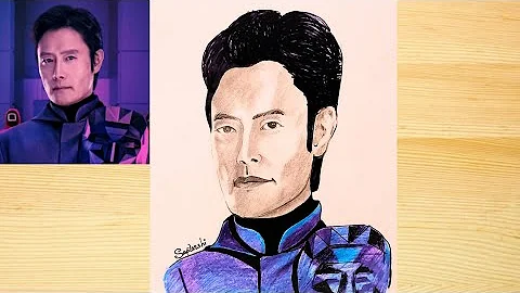 Drawing Squid Game Characters in Different Styles Art