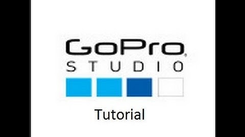 GoPro Studio Tutorial