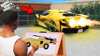 Franklin Search The Fastest Booster Super Car With The Help Of Using Magical Painting In Gta V