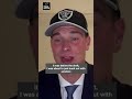 Fernando Mendoza celebrates being drafted by Raiders at home with family