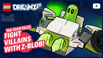 Z-Blob vs. Villains 🦸‍♂️| Izzie and Mateo’s Tag Team Tales | LEGO DREAMZzz