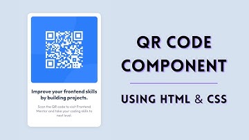QR Code Component | HTML | CSS | with Source Code