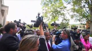 Patrick Cannon Leaves Courthouse After Sentencing