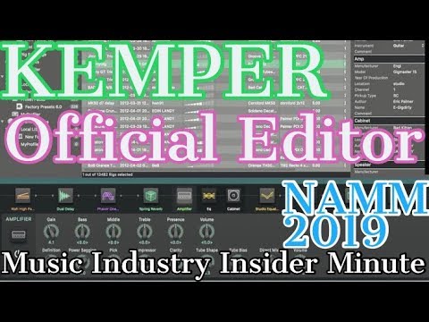 New Kemper Profiler Editor Namm 2019 Miim S1 E8 Youtube