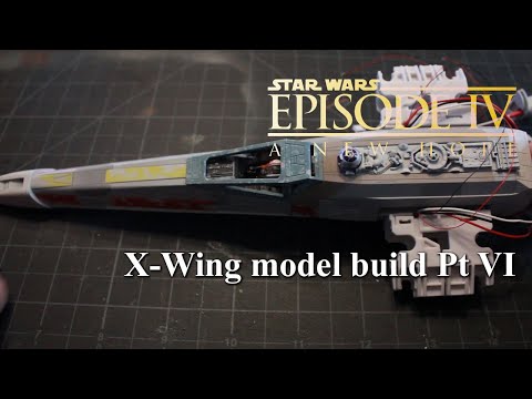 Bandai 1/48 X-Wing Pt VI Fuselage Build and Paint