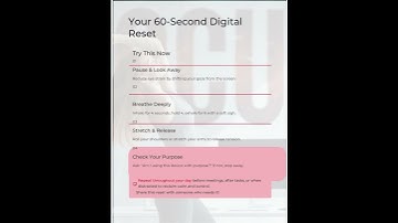60-Second Digital Reset | Reclaim Your Focus Fast (Science-Backed)