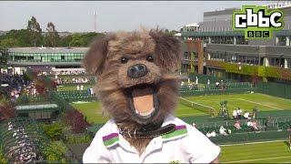 Wimbledon 2015 with CBBC's Hacker T. Dog